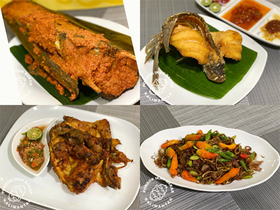 ikan patin bakar bambu